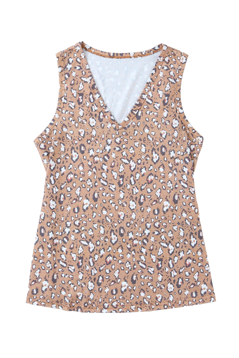 Leopard  V Neck Tank Top